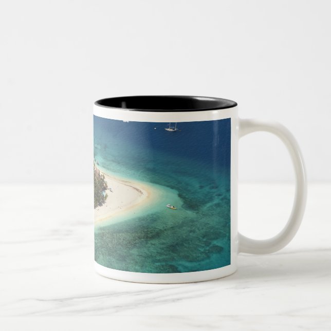 Beachcomber Island Resort, Fiji Two-Tone Coffee Mug (Right)