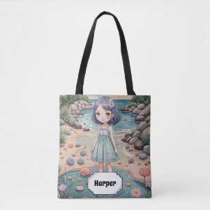 Beachcomber's Bliss Personalised Tote Bag