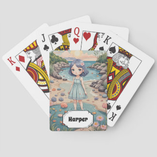 Beachcomber's Bliss Personalized Playing Cards