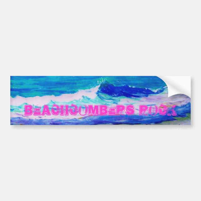 Beachcombers Rock Bumper Sticker (Front)