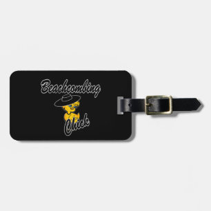 Beachcombing Chick #4 Luggage Tag