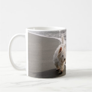 Beachcombing Westie Photo Coffee Mug