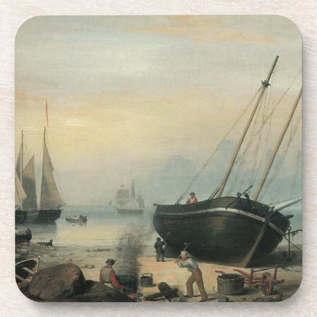 Beached for Repairs, Duncan's Point, Gloucester Coaster (Front)