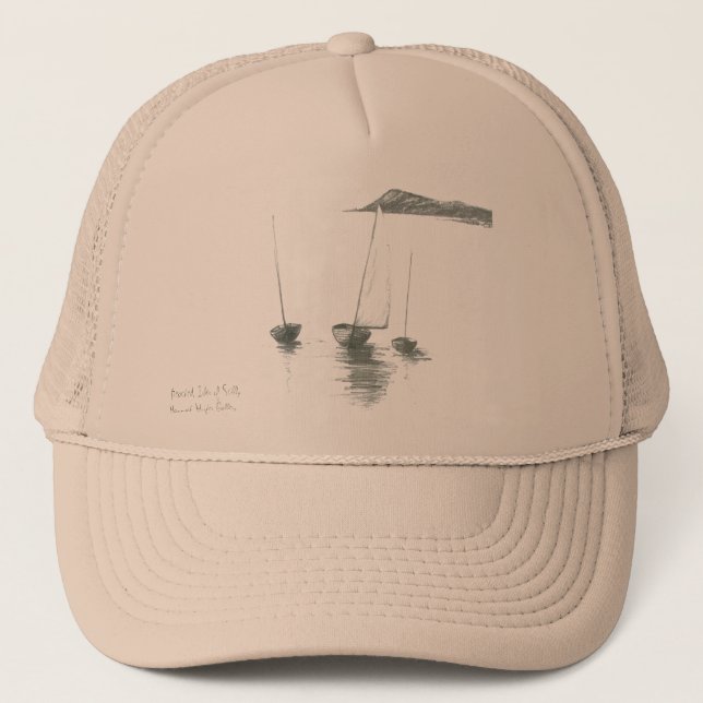 Beached, Isles of Scilly Trucker Hat (Front)