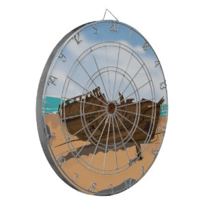 Beached Shipwreck Dartboard