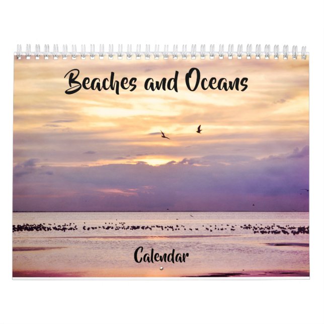 Beaches and Oceans Photography Calendar (Cover)