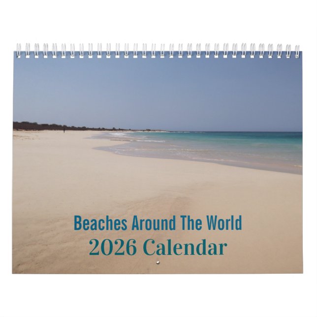 Beaches Around The World 2026 Calendar (Cover)