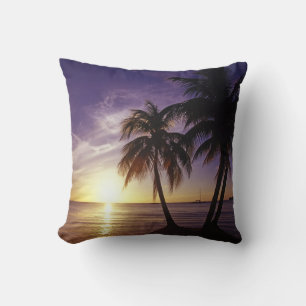 Beaches at Negril, Jamaica 3 Cushion