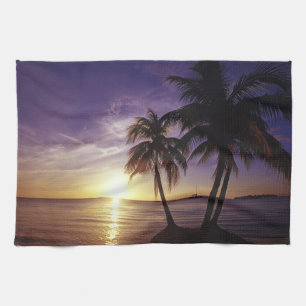 Beaches at Negril, Jamaica 3 Tea Towel