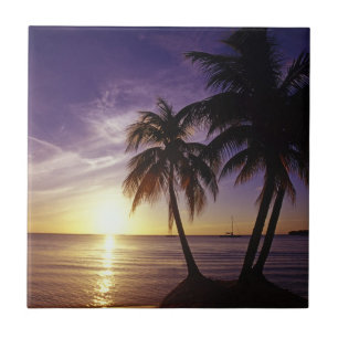 Beaches at Negril, Jamaica Ceramic Tile