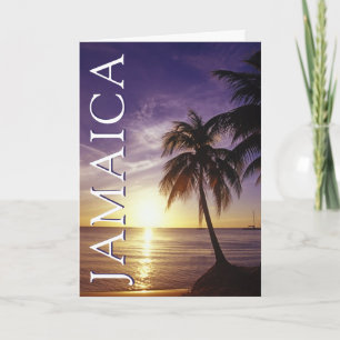 Beaches at Negril Jamaica   Happy Birthday Card