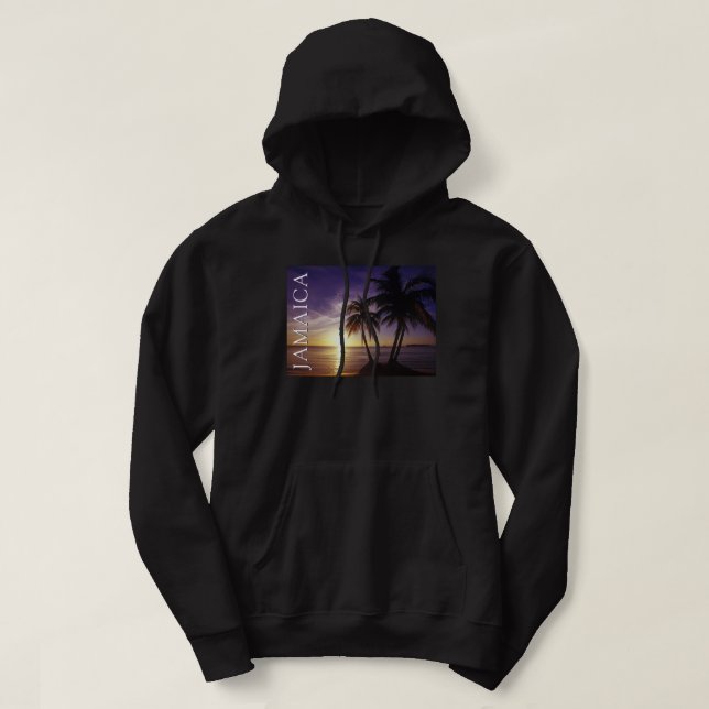 Beaches at Negril Jamaica Hoodie (Design Front)