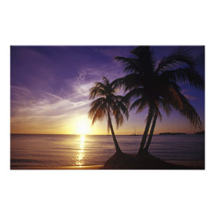 Beaches at Negril, Jamaica Photo Print