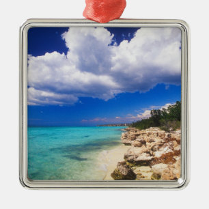 Beaches, Barahona, Dominican Republic, 2 Metal Ornament