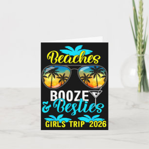 Beaches booze and besties girls trip 2026 florida card