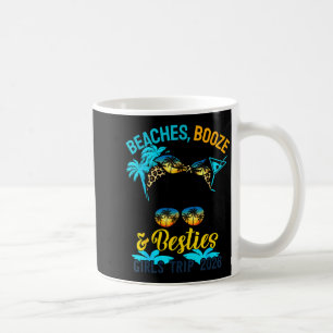 Beaches booze and besties girls trip 2026 florida coffee mug
