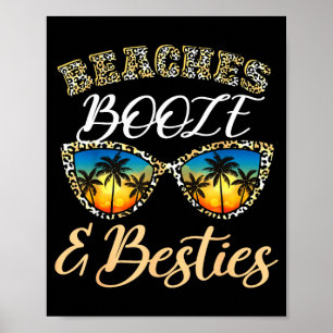 Beaches booze and besties girls trip 2026 florida poster