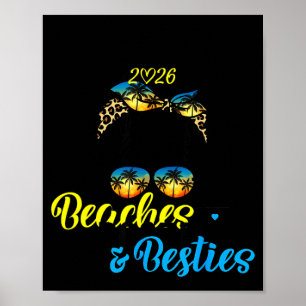 Beaches booze and besties girls trip 2026 florida poster