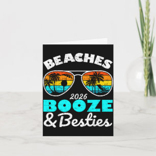 Beaches booze besties girls trip 2026 florida card