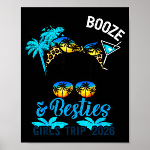 Beaches booze besties girls trip 2026 florida poster