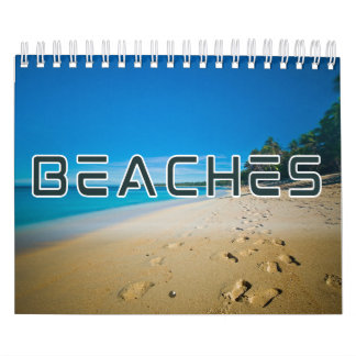 Beaches Collection Wall Calendar