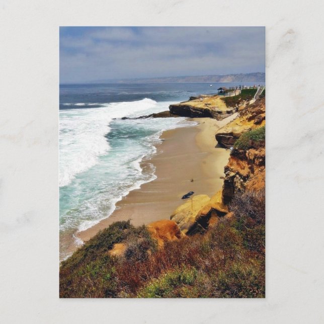 Beaches Ocean Cliffs La Jolla Postcard (Front)