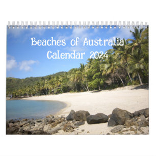 Beaches of Australia Calendar 2024