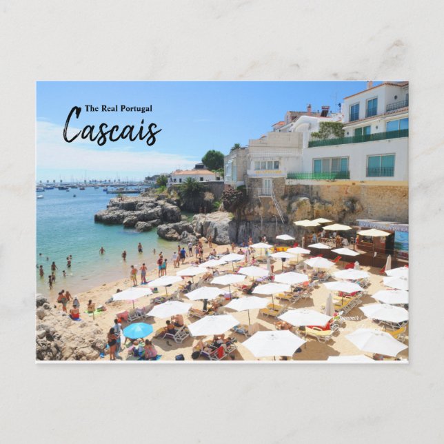Beaches of Cascais, Portugal Postcard (Front)