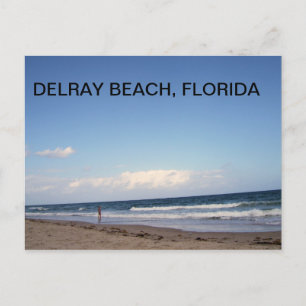 BEACHES OF DELRAY BEACH POSTCARD