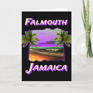 Beaches Of Falmouth Jamaica  Card