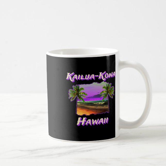 Beaches Of Kailua-kona Hawaii 1  Coffee Mug (Right)