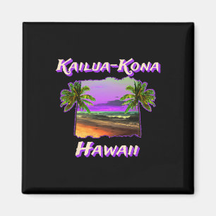 Beaches Of Kailua-kona Hawaii 1 Magnet