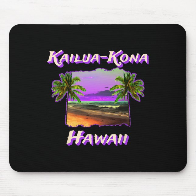 Beaches Of Kailua-kona Hawaii 1  Mouse Pad (Front)