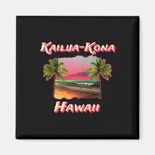 Beaches Of Kailua-kona Hawaii Magnet