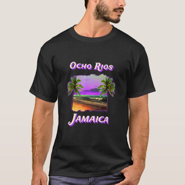 Beaches Of Ocho Rios Jamaica T-Shirt (Front)