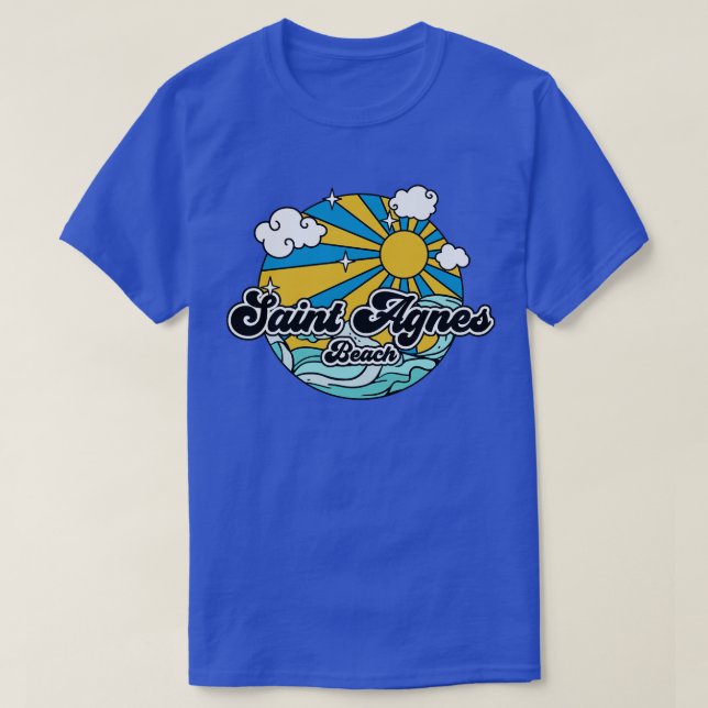Beaches Saint Agnes Beach T-Shirt (Design Front)