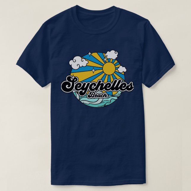 Beaches Seychelles Beach T-Shirt (Design Front)