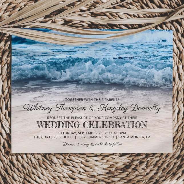 Beachfront Destination Wedding Invitation (Creator Uploaded)