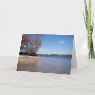Beachfront on the Lake Card