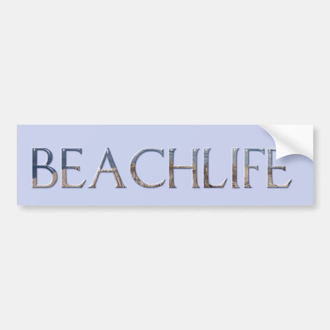 BEACHLIFE BUMPER STICKER (Front)