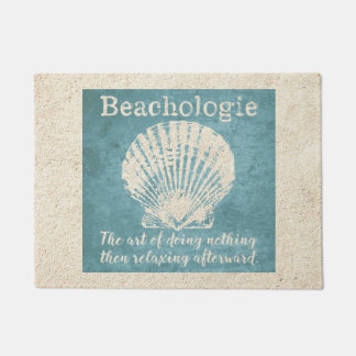 Beachologie Doing Nothing Door Mat
