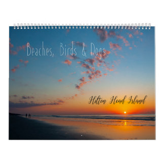 Beachs, Birds & Dogs on Hilton Head Island Calendar
