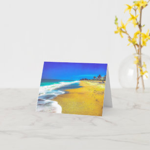 Beachscape Folded Greeting Card