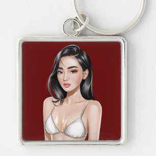 Beachside Beauty Keychain