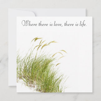 Beachside wedding invitation