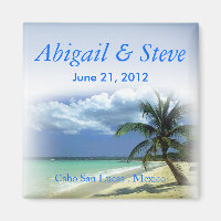 Beachy Beach Cabo Resort Wedding Favour Keepsake