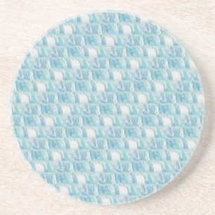 Beachy Blue Checks Coaster