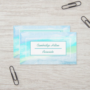 Beachy Blue Tones Business Card