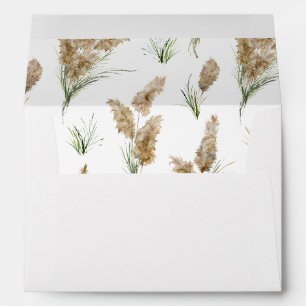 Beachy Boho Pampas Grass 2 Envelope