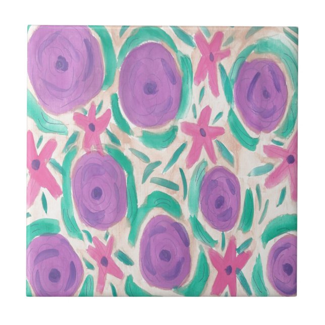 Beachy Boho Print Tile (Front)